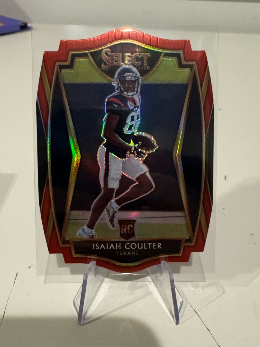 🔥 2020 Isaiah Coulter Panini Select Silver Die Cut Prizm. Mint condition